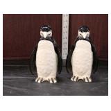  Lot 481 Pair vintage Mann Penguins made in japan