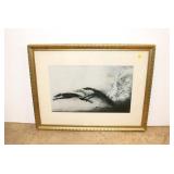  Lot 562 Framed print marked Louis Icart