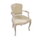 Lot 537 French style painted frame arm chair by Najarian Furniture