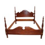  Lot 549 Jamestown Sterling cherry Queen/Full size bed with rails