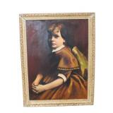  Lot 574 Vintage oil on board