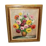  Lot 578 Vintage signed oil painting