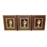  Lot 603 (3) Contemporary prints of urns