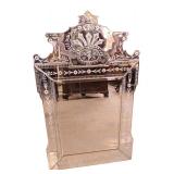  Lot 615 Vintage Venetian style decorator mirror