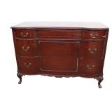  Lot 638 Vintage French style mahogany low chest