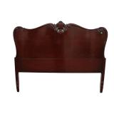  Lot 642 Vintage French style mahogany full size headboard
