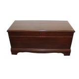  Lot 643 Vintage mahogany cedar line chest