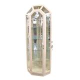  Lot 682 Contemporary Philip Reinisch corner curio display cabinet
