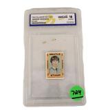  Lot 724 1964 Hallmark Beatles George Harrison stamp in plastic