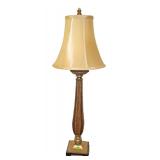  Lot 741 Contemporary decorator lamp approx. 6" w x 6" d x 36" h
