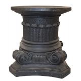  Lot 753 Plaster 17" diameter pedestal approx. 16" h