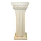  Lot 754 Composition fluted column pedestal approx. 12" w x 12" d x 31" h