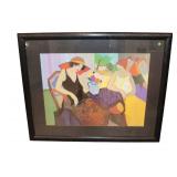  Lot 761 Mid century multicolor Lithograph signed Tarkay