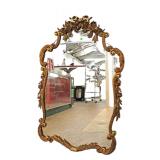 Lot 764 Semi antique French style highly carved and ornate decorator mirror