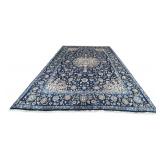  Lot 814 Semi antique hand woven wool room size rug needs cleaning