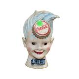  Lot 839 Vintage Cast Iron Coca Cola "Sprite Boy"