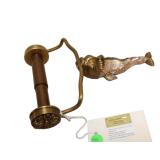  Lot 840 Maitland Smith Fish toilet paper holder