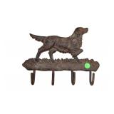  Lot 841 Cast Iron dog hook rack