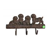  Lot 841 Cast Iron dog hook rack
