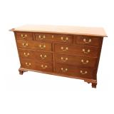  Lot: 109 - Stickley cherry low dhest with jewelry holder