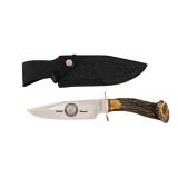  Lot 686A Smith & Wesson Knife USA SW405 Stag 145th Ann Bowie www.SouthJerseyAuction.com