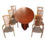 Awesome Costantini Pietro MCM style 7pc dining set  