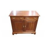 Lot 182:  Stickley solid cherry 2 drawer 2 door server www.SouthJerseyAuction.com