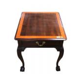 Lot 183:  Beautiful Stickley ball and claw banded lamp table www.SouthJerseyAuction.com