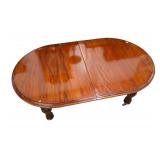 8 ft. 8 inches with 8 leave double crank table - awesome - www.SouthJerseyAuction.com