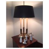 table lamp; willow tree angels