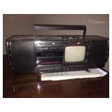 Vintage EMERSON cassette player and TV boombox