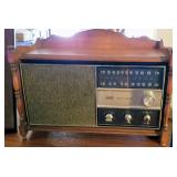 RCA Victor AM/FM Radio Solid State Maple Wood Console
