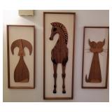 One of a kind Wood Animal Art