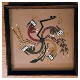 Sand Painting Swirling Rainbow By Yazzie