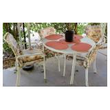 Patio Table and Four Chairs