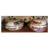 Enamelware Dutch Ovens, Cornucopia Fruit Casserole Dish