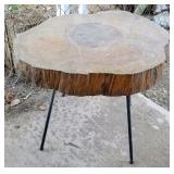 Wood Slab Coffee Table Milton Estate Sales