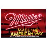 Miller Made the American Way Neon Light