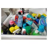 Soap and other cleaning items 