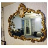 Amazing Vintage Hollywood Regency Mirror