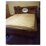 "Available for Pre-Sale" King size waterbed frame with an Instant Comfort ... 
