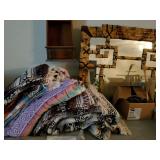 Mexican Blankets and Mirror 