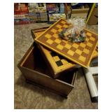 Mid Century Modern Game Ottoman Stool by Lane 