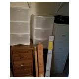 Many Plastic Storage Items 