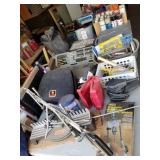 Tables of Tools and garage items 
