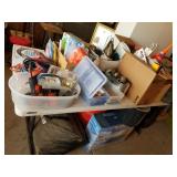 Tables of Tools and garage items 