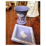 Wedgwood Jasperware Blue and White Dish 