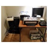 Brother laserjet printer HL 1435 Pioneer Stereo Double Cassette Deck CT404R Dell Monitor Sony Speake