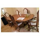 Dining Room Table with 6 Chairs 