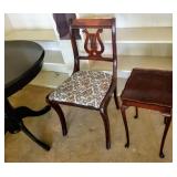 Vintage Chair and Side Table 